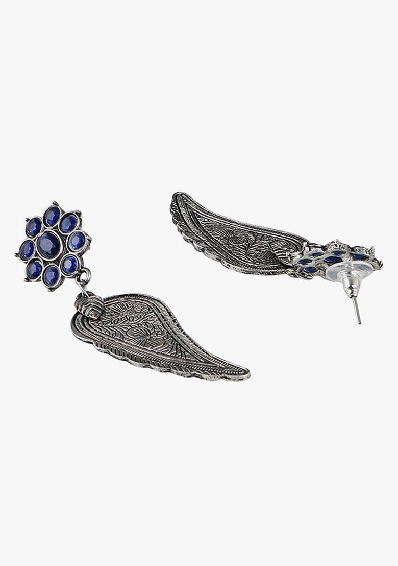 Silver Plain Silver Plated  Earrings