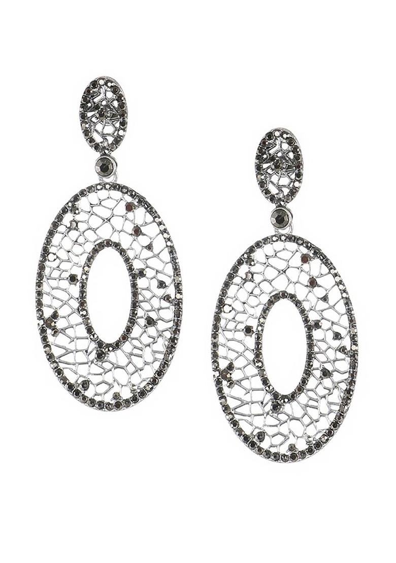 Silver Plain Silver Plated  Earrings
