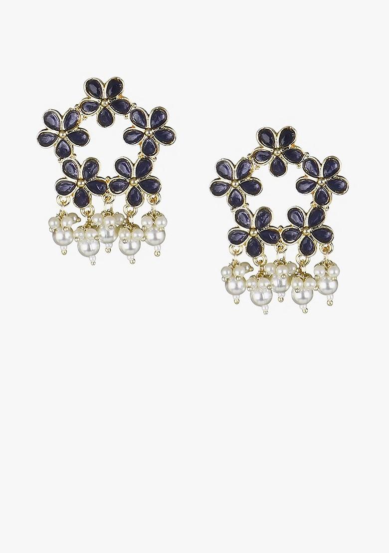 Gold Plain Gold Plated Earrings