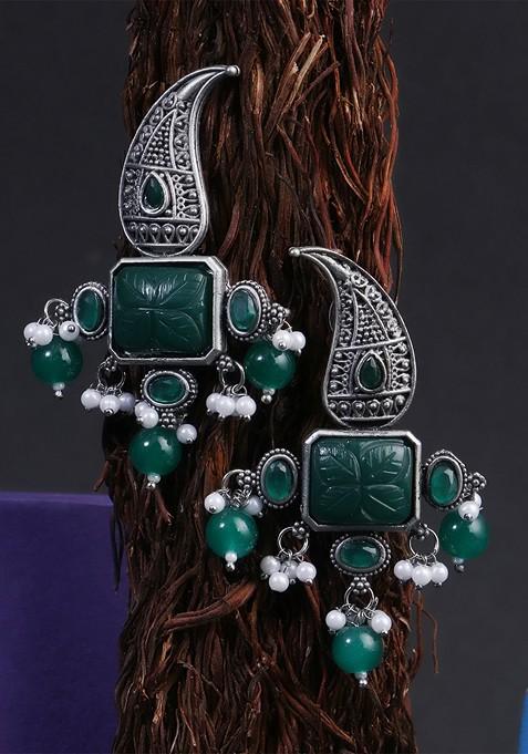 Silver Plain Silver Plated  Earrings