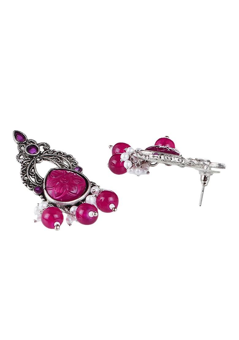 Silver Plain Silver Plated  Earrings