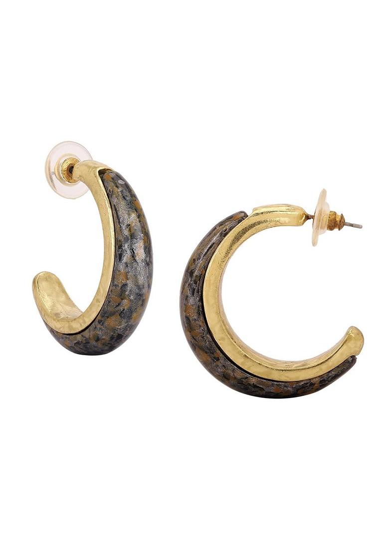 Gold Plain Gold Plated Earrings