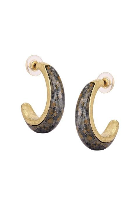 Gold Plain Gold Plated Earrings