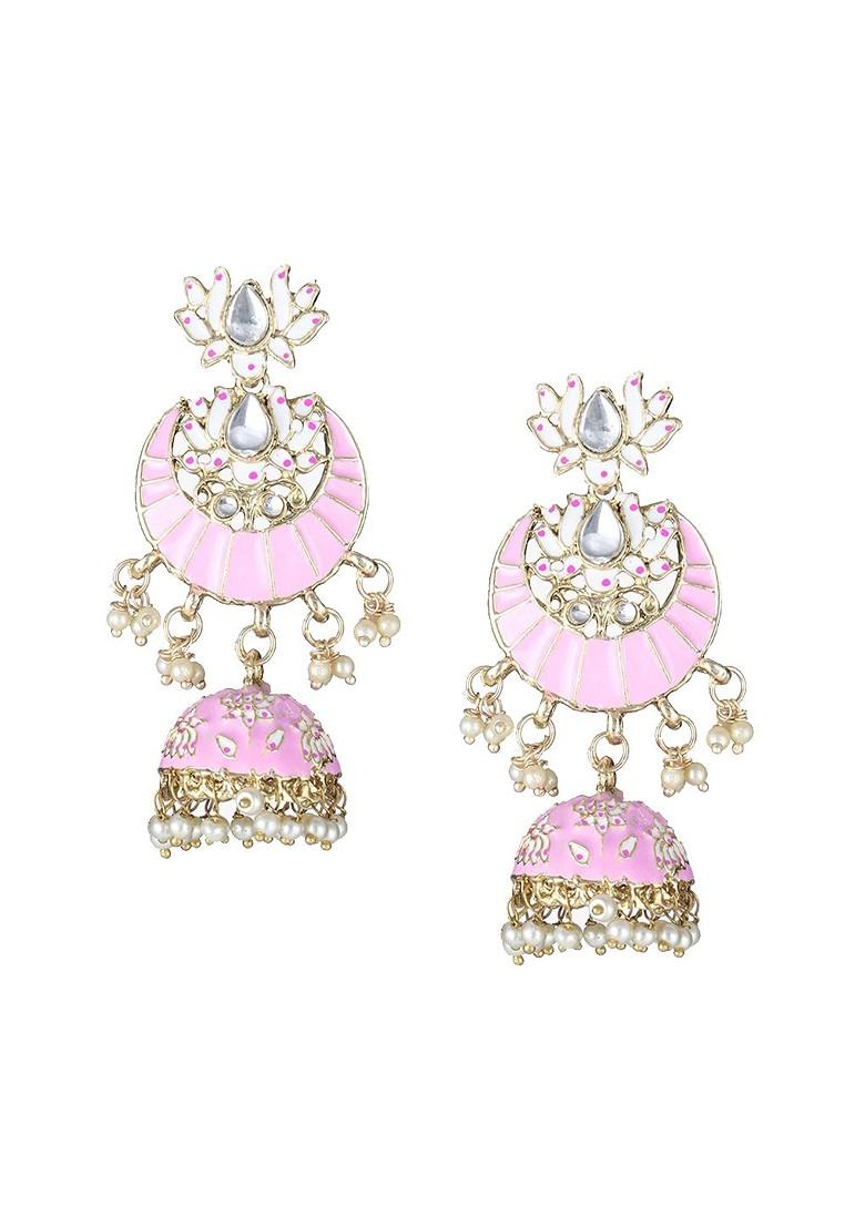 Gold Plain  Gold Toned Earrings