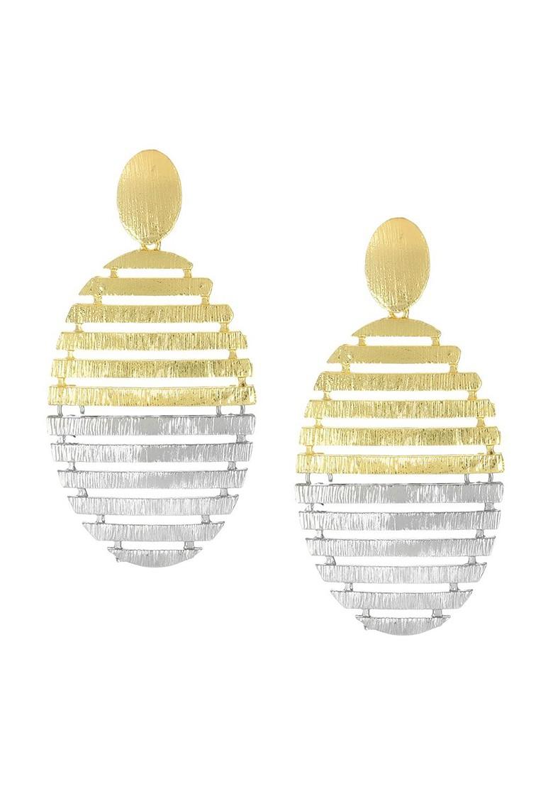 Gold Plain Gold Plated Earrings