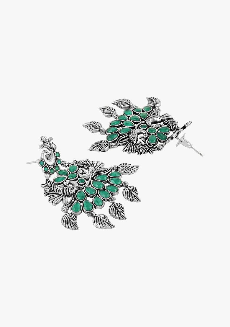 Silver Plain Silver Plated  Earrings