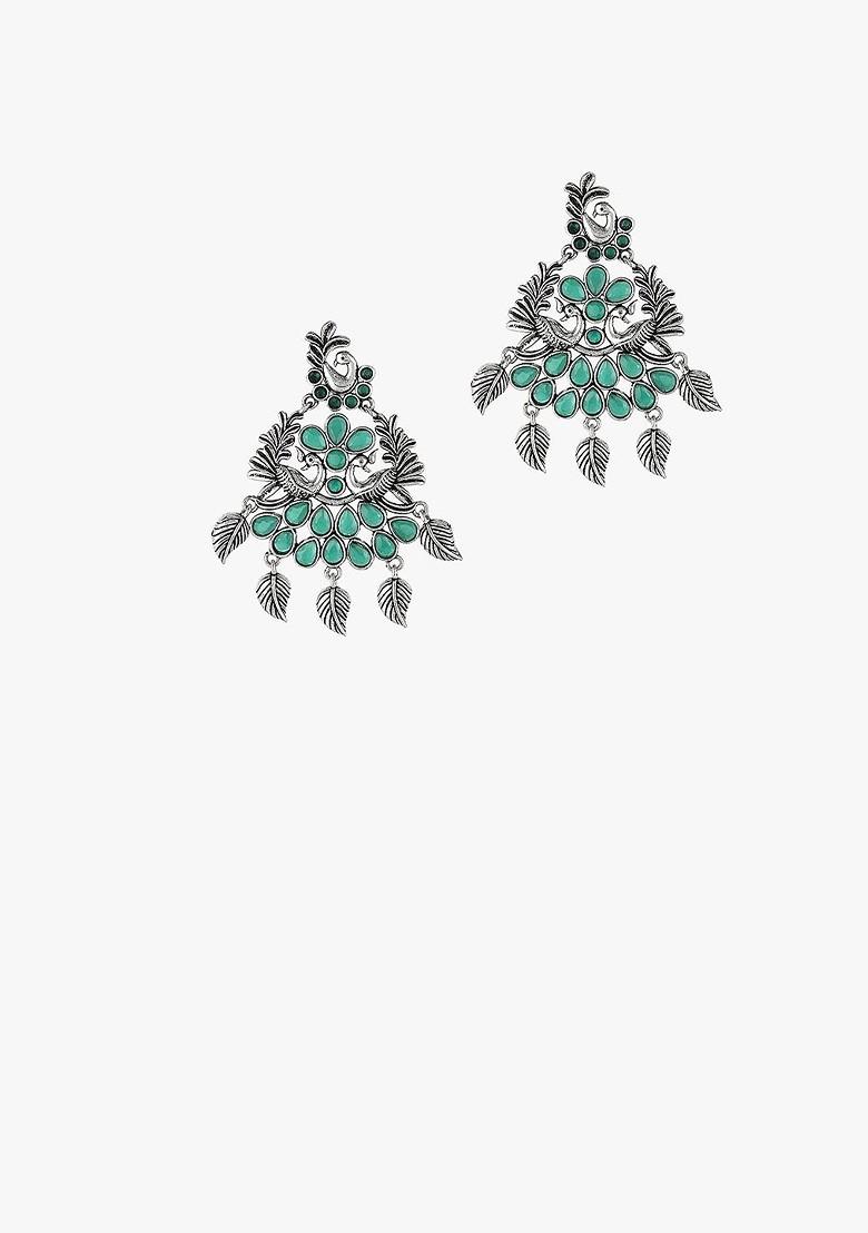 Silver Plain Silver Plated  Earrings