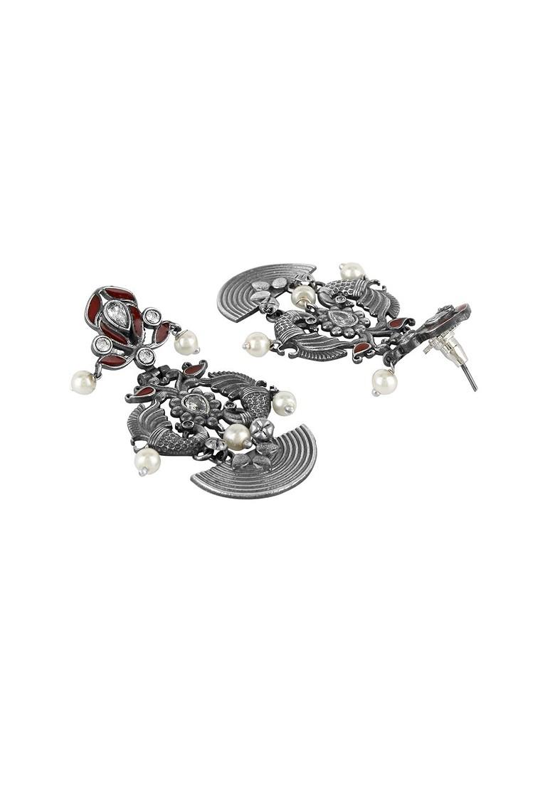 Silver Plain Silver Plated  Earrings