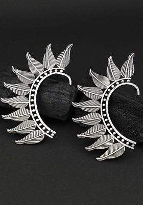 Silver Plain Silver Plated  Earrings