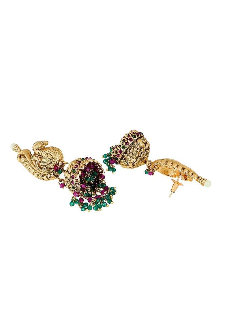 Gold Plain Gold Plated Earrings