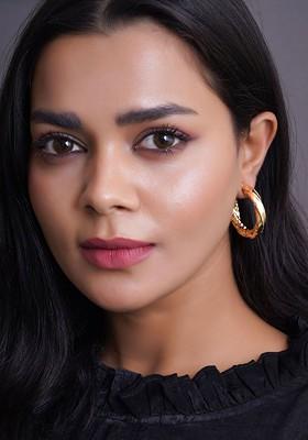 Gold Plain Gold Plated Earrings