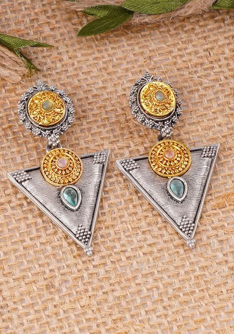 Silver Plain Silver Plated  Earrings