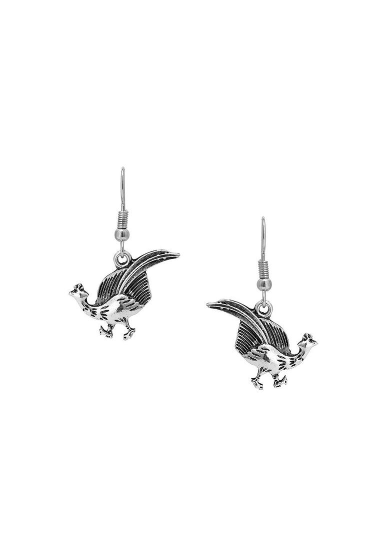 Silver Plain Silver Plated  Earrings