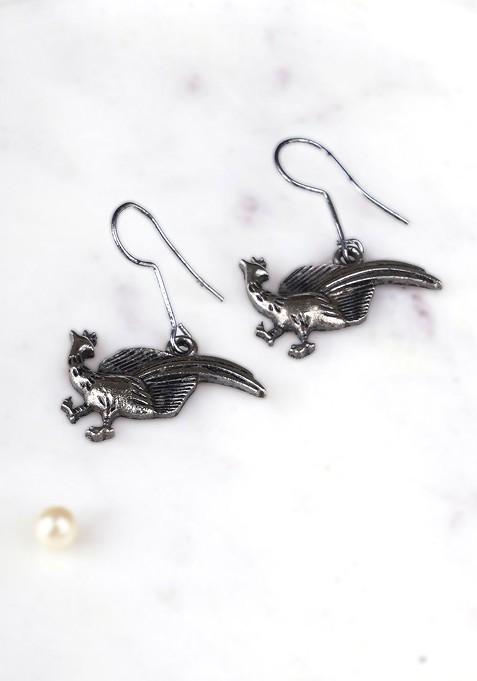 Silver Plain Silver Plated  Earrings