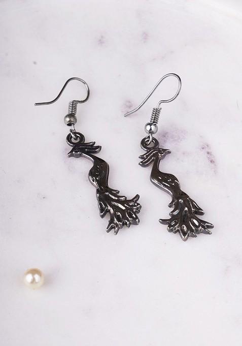 Silver Plain Silver Plated  Earrings