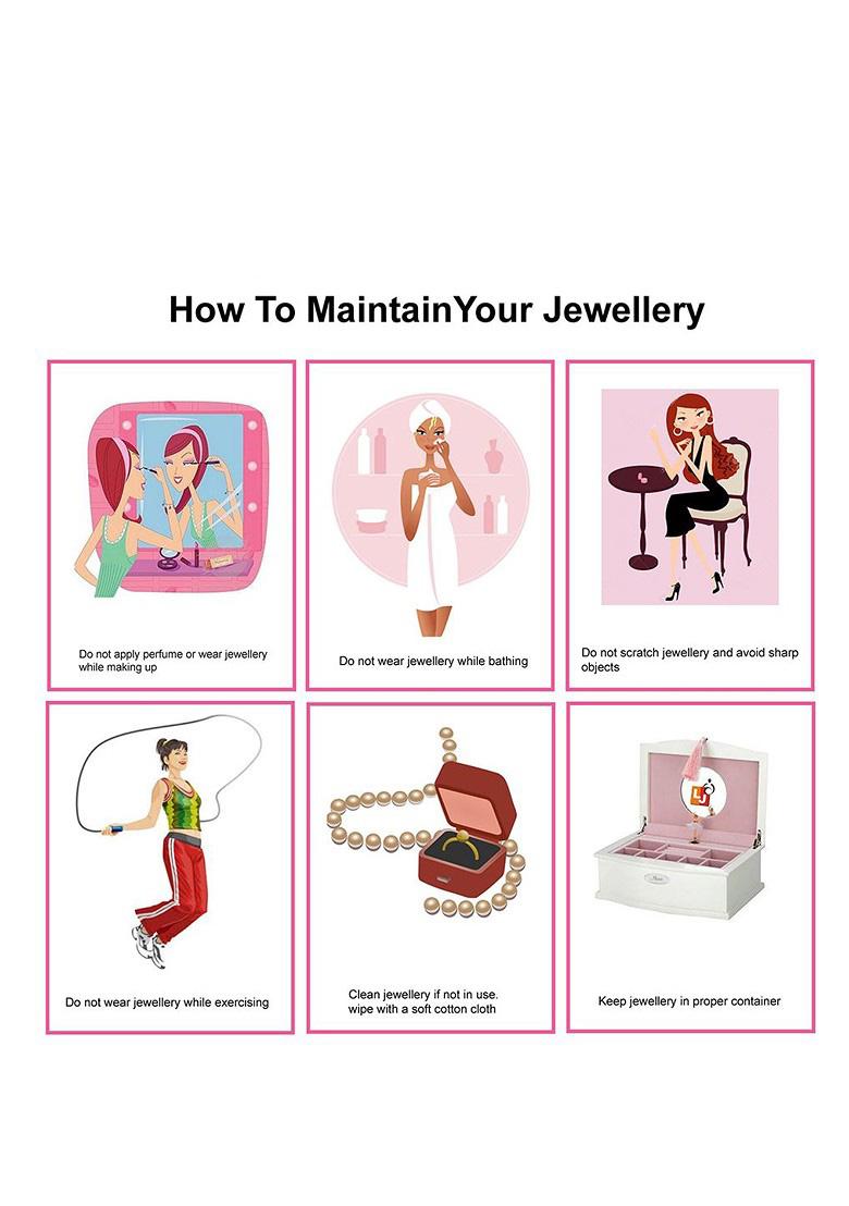 White Studs Gold Plated Earrings