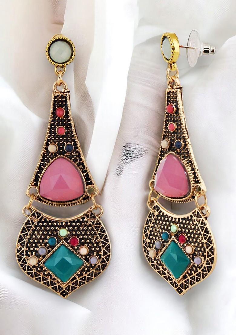 Gold Studs Gold Plated Earrings