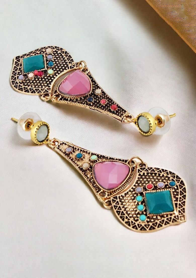 Gold Studs Gold Plated Earrings