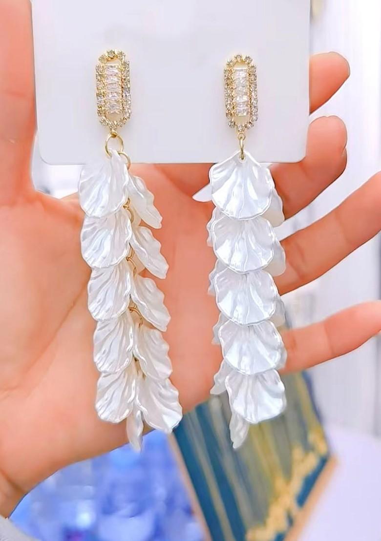 Gold Leaf Gold Plated Earrings