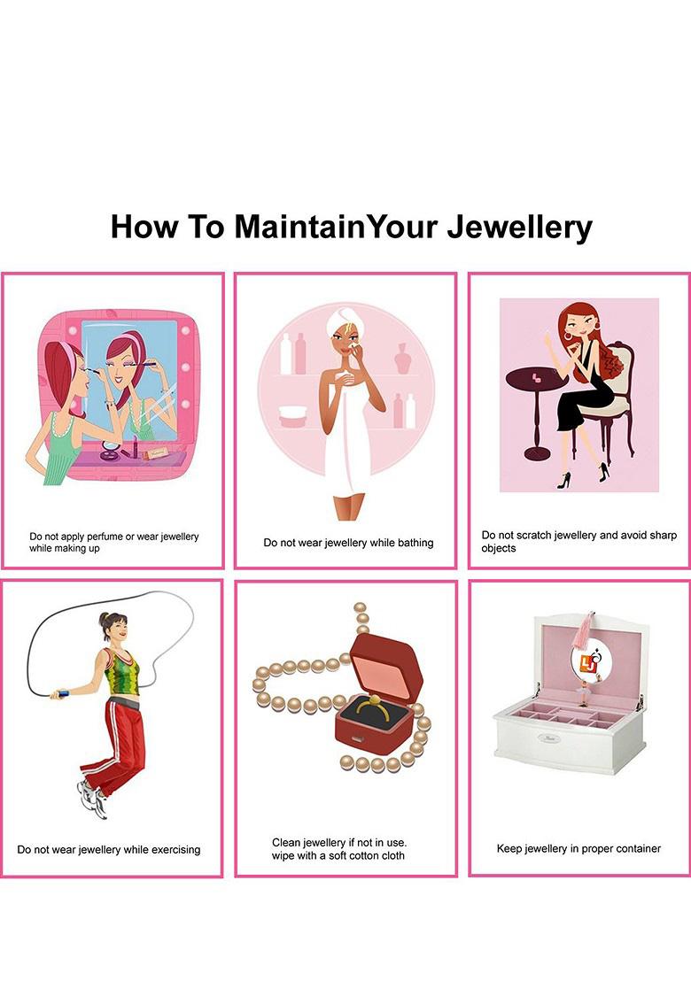 White Studs Gold Plated Earrings