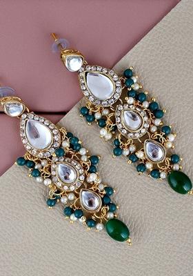 Gold Leaf Gold Plated Earrings