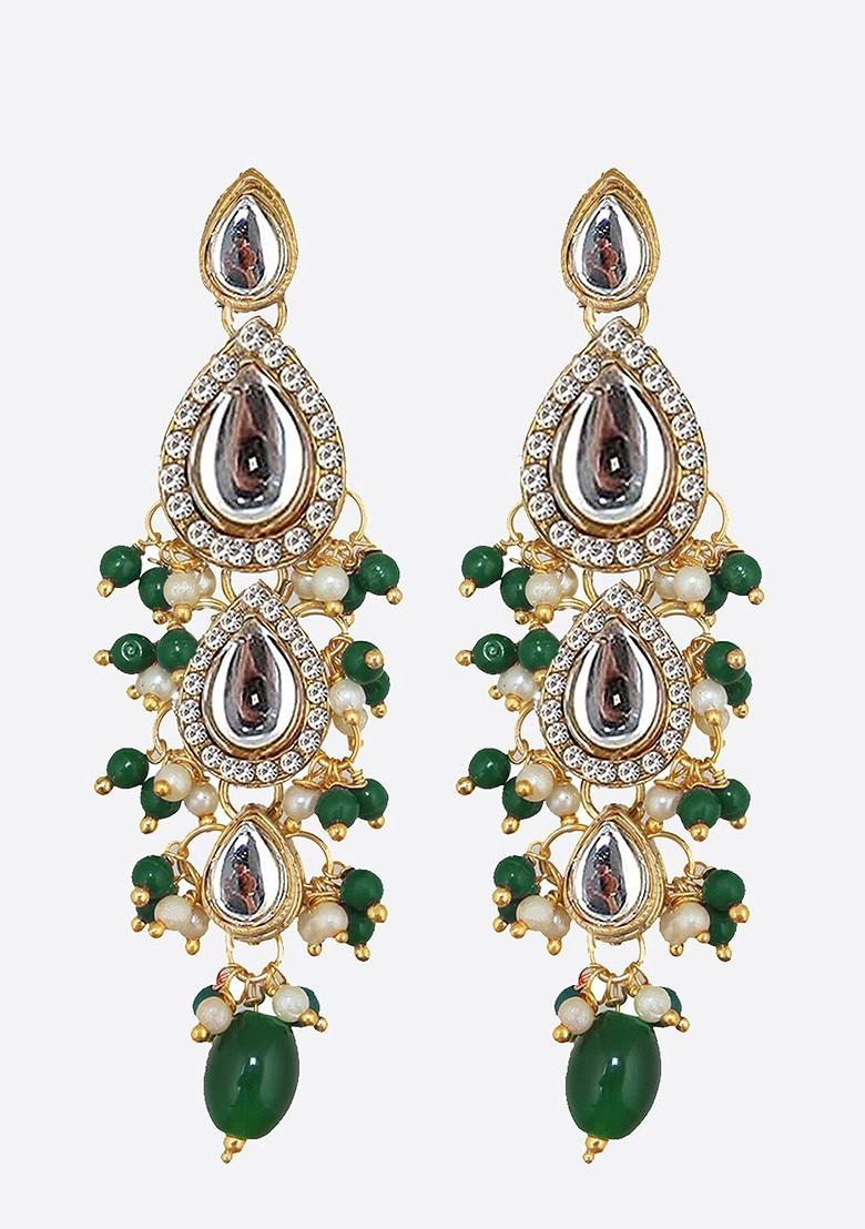 Gold Leaf Gold Plated Earrings