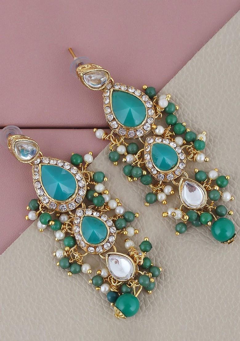 Gold Leaf Gold Plated Earrings