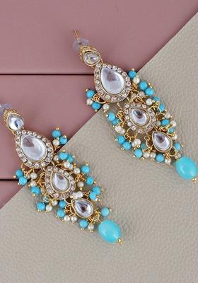 Gold Leaf Gold Plated Earrings