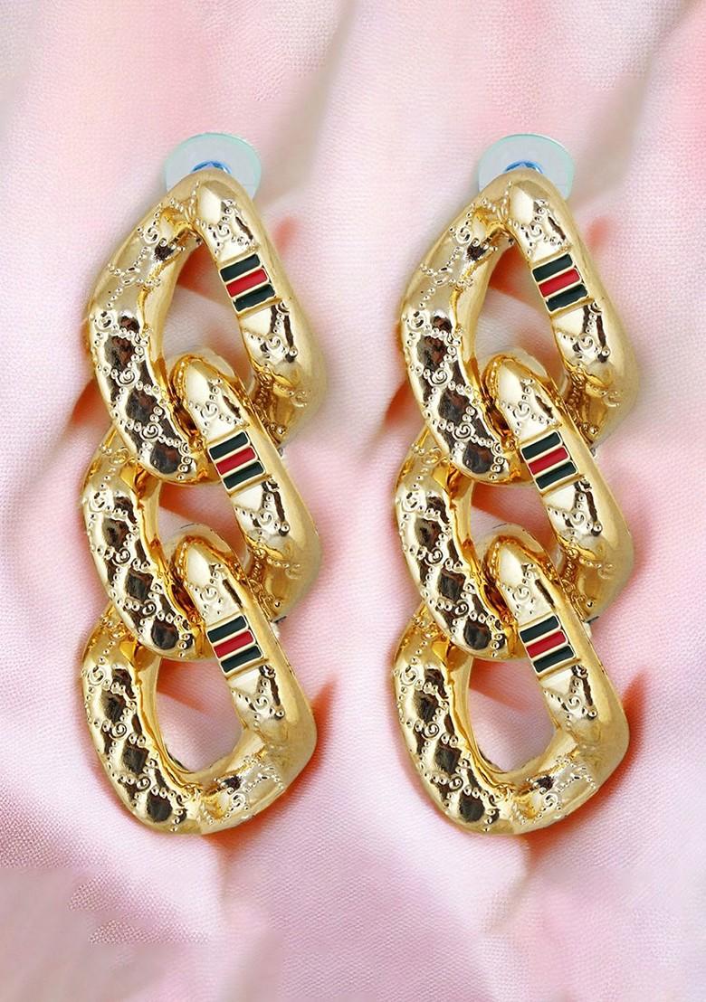 Gold Studs Gold Plated Earrings