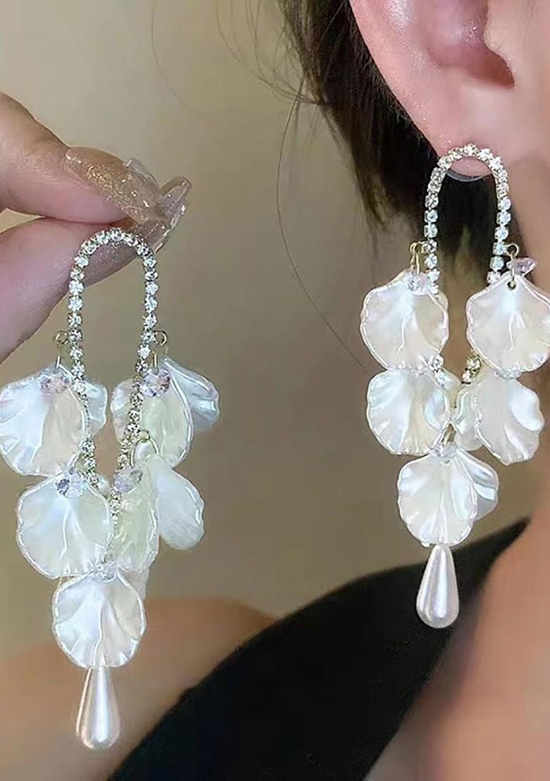 Gold Leaf Gold Plated Earrings