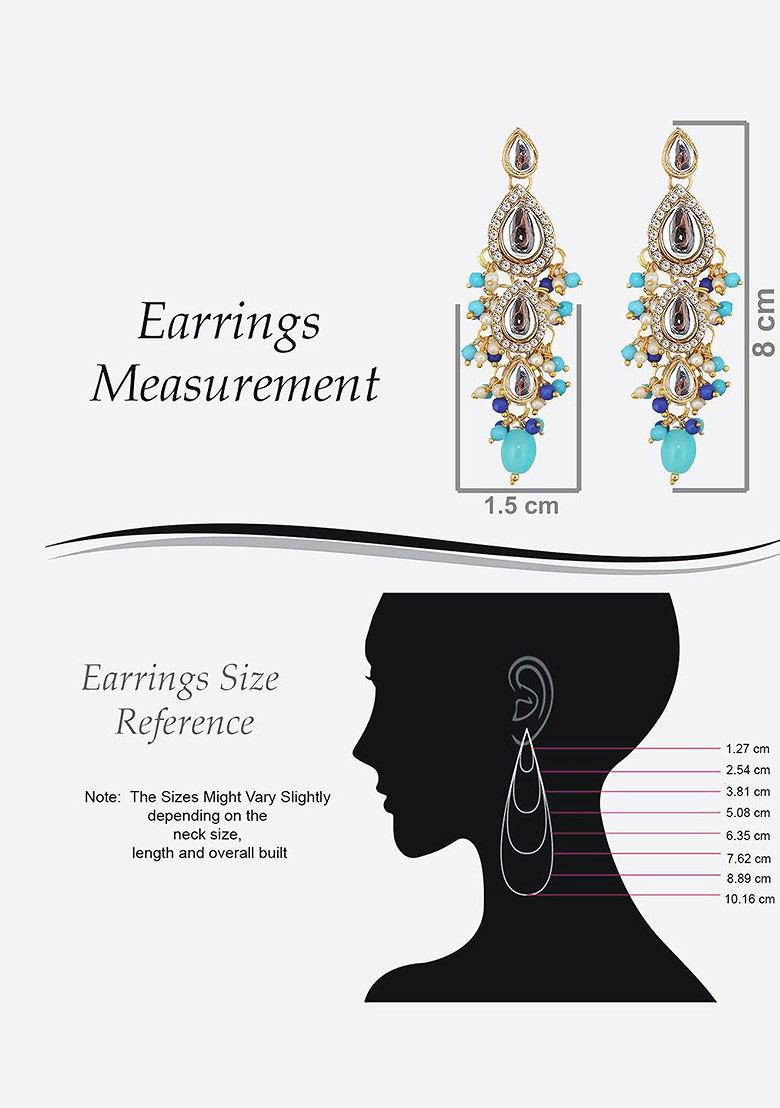 Gold Kundan Gold Plated Earrings