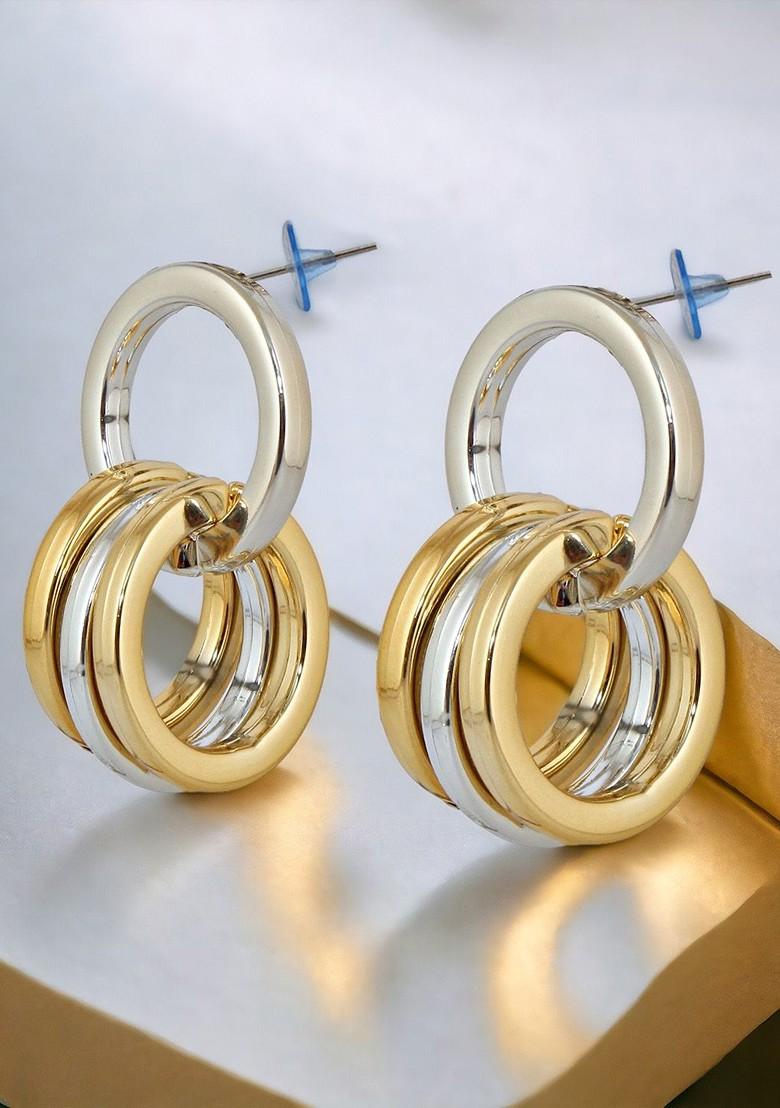 Gold Studs Gold Plated Earrings