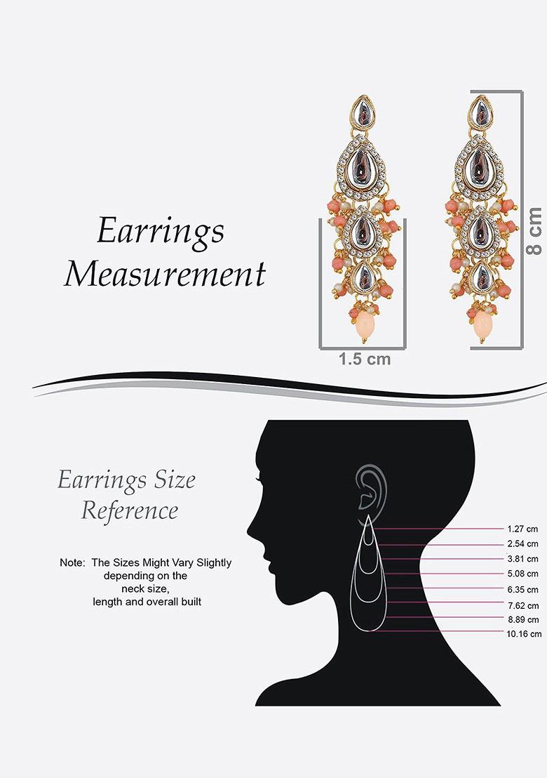 Gold Kundan Gold Plated Earrings