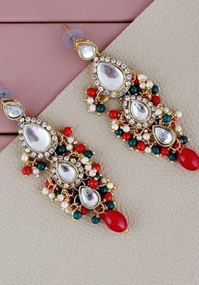 Gold Leaf Gold Plated Earrings