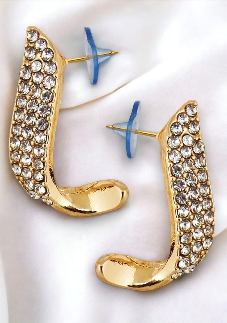 Gold Studs Gold Plated Earrings
