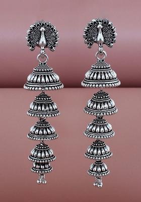 Silver Studs Silver Plated Earrings