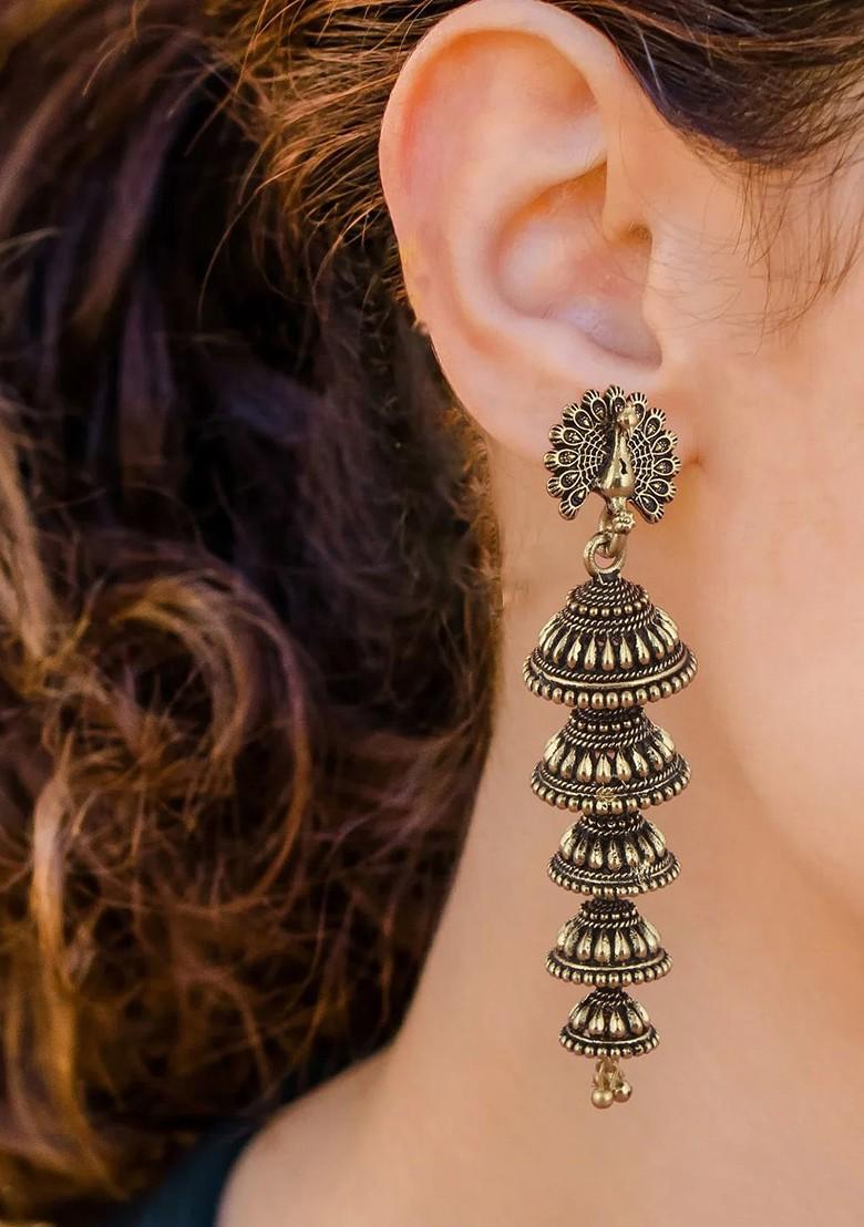 Gold Studs Gold Plated Earrings