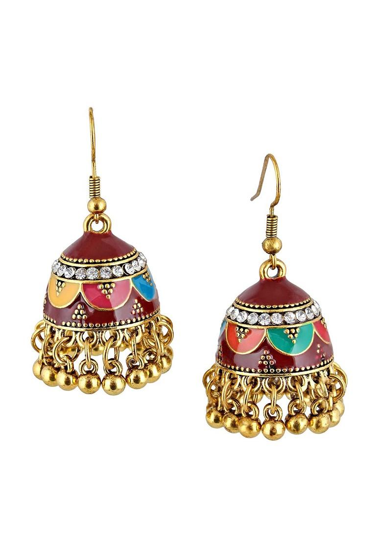 Gold Studs Gold Plated Earrings