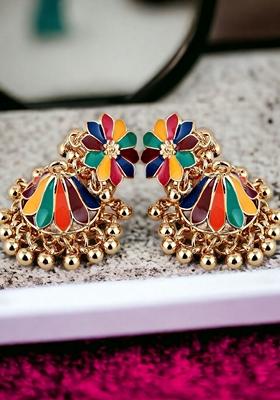 Gold Studs Gold Plated Earrings