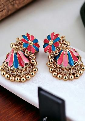 Gold Studs Gold Plated Earrings