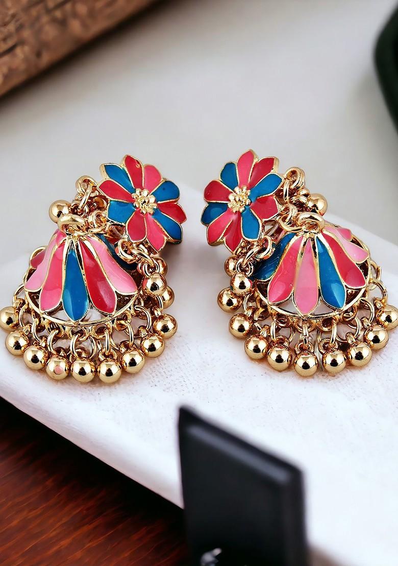 Gold Studs Gold Plated Earrings