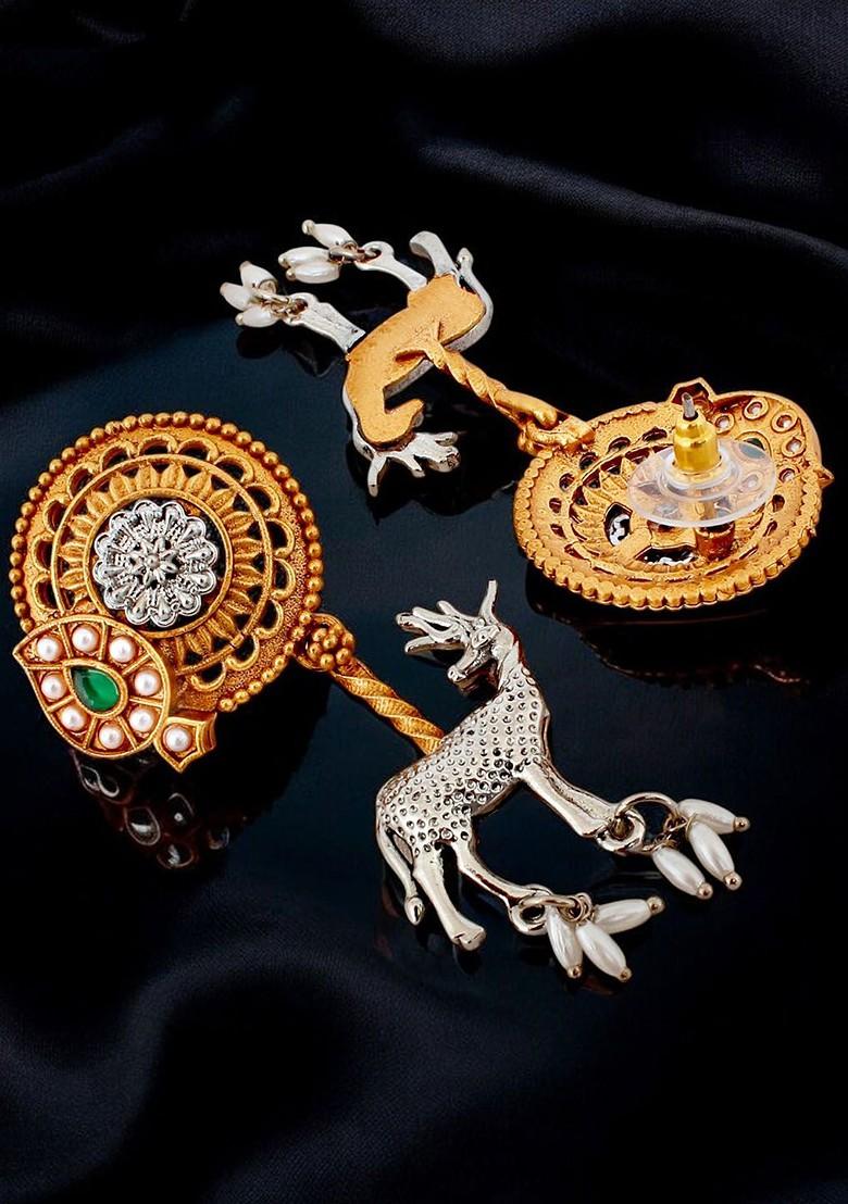 Gold Studs Gold Plated Earrings