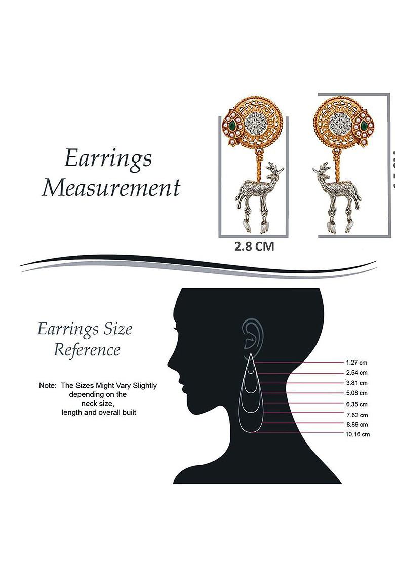 Gold Studs Gold Plated Earrings