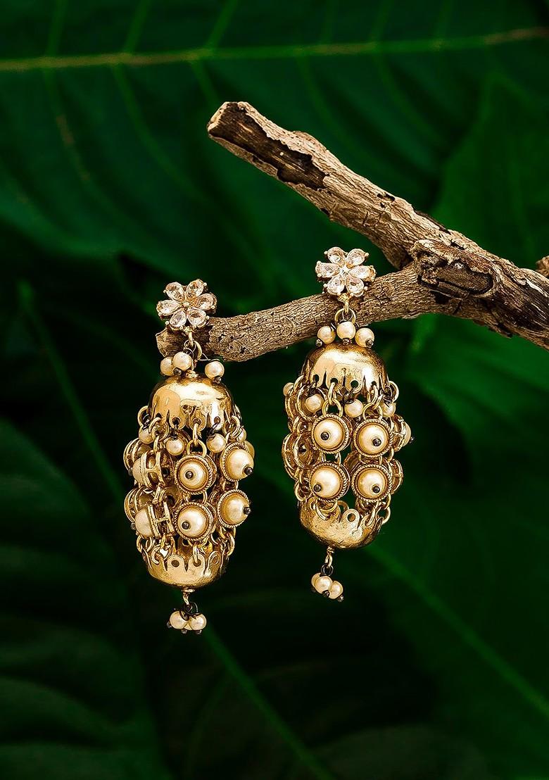 Gold Toned Contemporary Jhumka