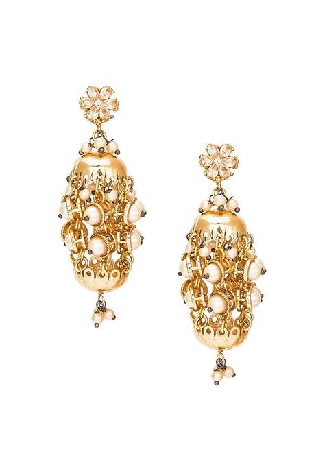 Gold Toned Contemporary Jhumka