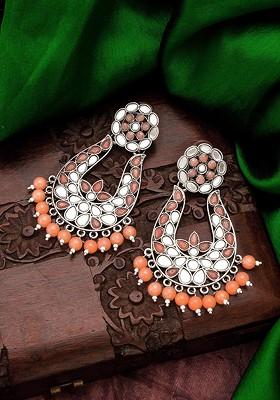 Gold Toned Classic Jhumkas Earrings