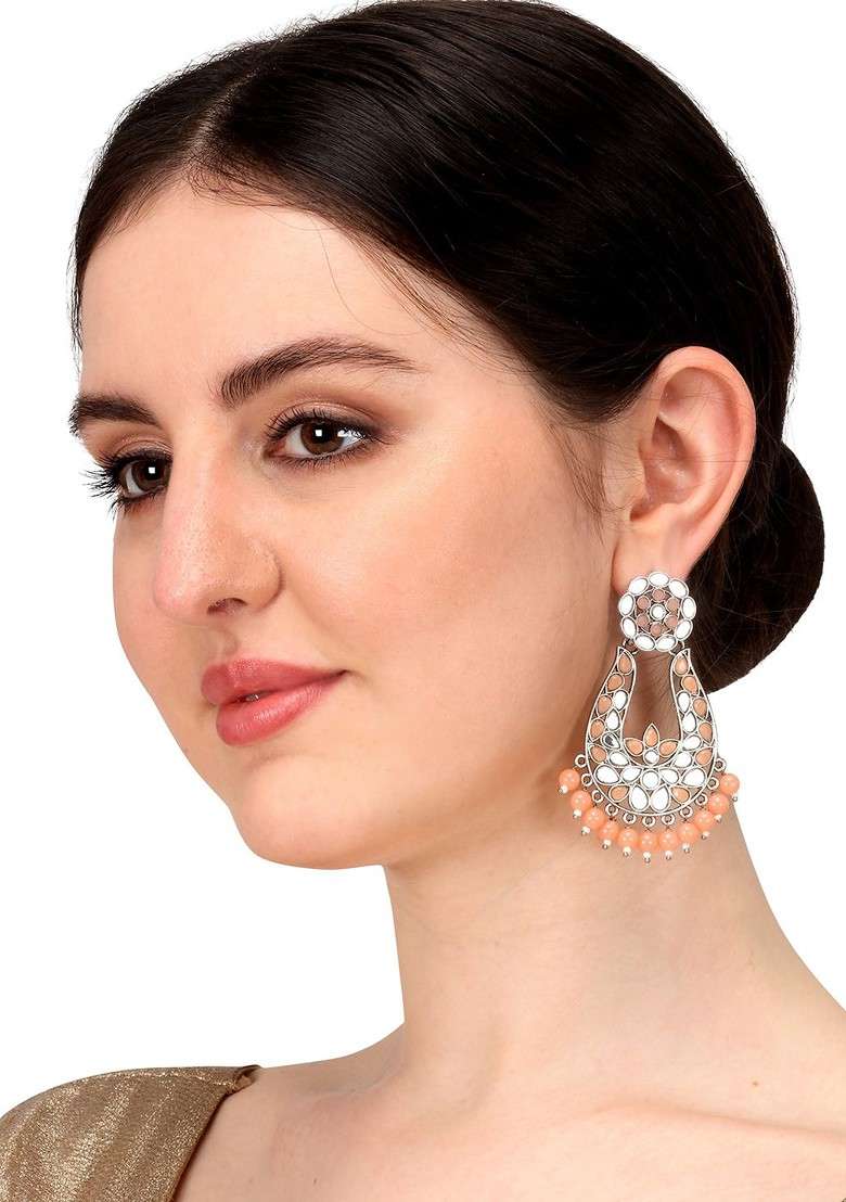 Gold Toned Classic Jhumkas Earrings - Indya
