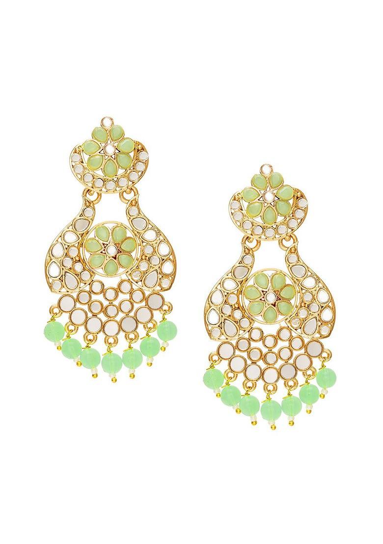 Gold Toned And Gold Plated Classic Chandbalis Earrings