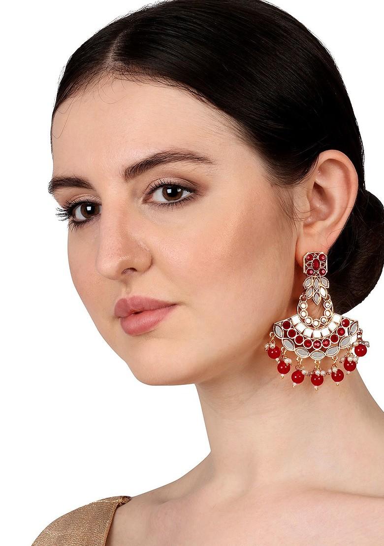 Gold Toned Classic Drop Earrings