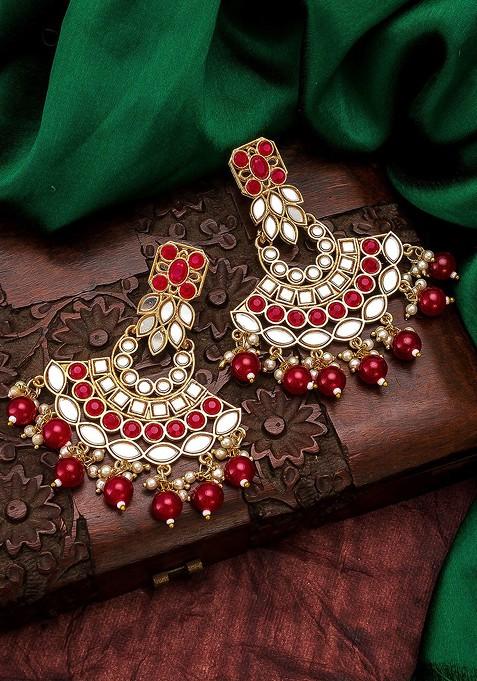 Gold Toned Classic Drop Earrings
